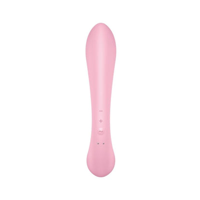 Двухсторонний вибратор-кролик Satisfyer Triple Oh, 3 мотора, рукоятка-массажер - фото 3