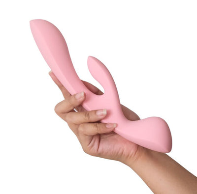 Двухсторонний вибратор-кролик Satisfyer Triple Oh, 3 мотора, рукоятка-массажер - фото 6