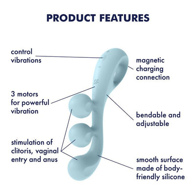 Універсальний вібратор Satisfyer Tri Ball 2 - фото 8