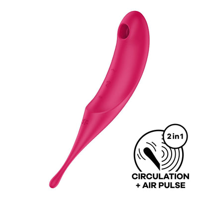 Main image for product index 6: Вібратор для клітора з вакуумною стимуляцією Satisfyer Twirling Pro