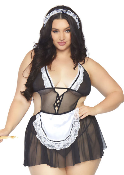 Костюм покоївки Leg Avenue Fantasy French Maid - фото 1