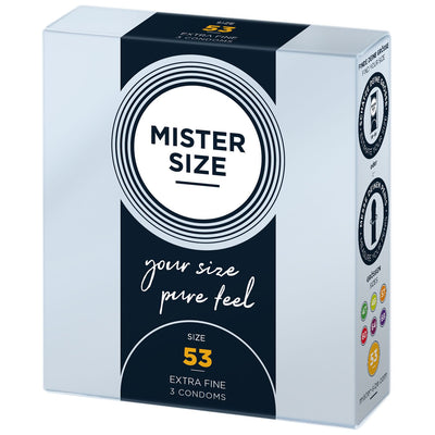 Main image for product index 2: Презервативи Mister Size - pure feel - 53