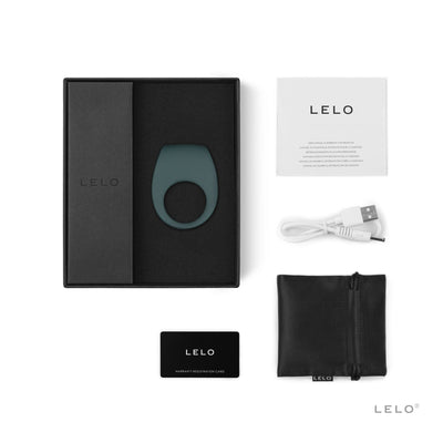 Эрекционное кольцо с вибрацией LELO Tor 2 Green - фото 5