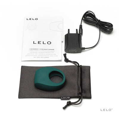 Эрекционное кольцо с вибрацией LELO Tor 2 Green - фото 4