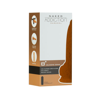 Фаллоимитатор ADDICTION Dual Density Silicone Dildo + вибропуля в подарок - фото 10