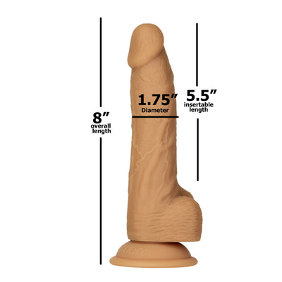 Фаллоимитатор ADDICTION Dual Density Silicone Dildo + вибропуля в подарок - фото 4