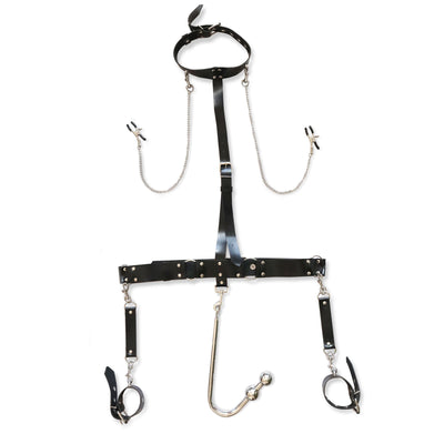 Бондажний набір з металевим анальним гаком Art of Sex Bridget Bondage set with anal hook №3 - фото 1