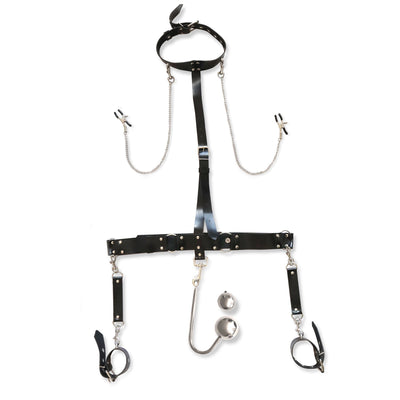 Main image for product index 1: Бондажный набор с металлическим анальным крюком Art of Sex Bridget Bondage set with anal hook № 4