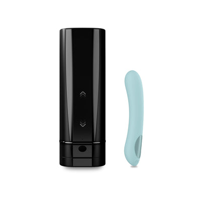 Интерактивный набор мастурбатор + стимулятор точки G Kiiroo Onyx+ and Pearl 2+ Couple Set - фото 1
