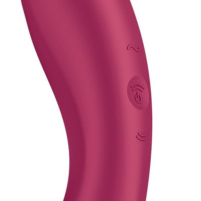 Вакуумный стимулятор с вибрацией Satisfyer Curvy Trinity 1 , игрушка 3в1 - фото 8