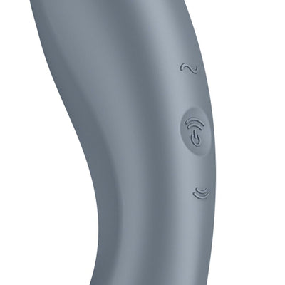 Вакуумный стимулятор с вибрацией Satisfyer Curvy Trinity 1 , игрушка 3в1 - фото 3