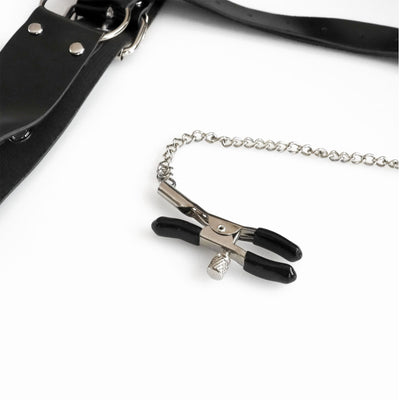 Бондажний набір з металевим анальним гаком Art of Sex Beatrice Bondage set with anal hook №2 - фото 6
