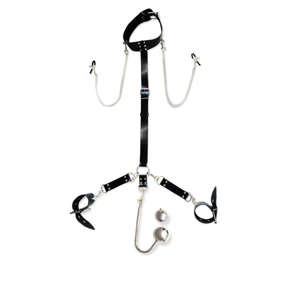 Main image for product index 1: Бондажний набір з металевим анальним гаком Art of Sex Beatrice Bondage set with anal hook №4