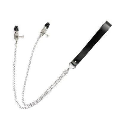 Main image for product index 1: Затискачі для сосків із повідцем на металевому ланцюжку Art of Sex - Kendal