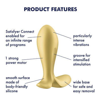 Main image for product index 13: Анальна смарт-пробка з вібрацією Satisfyer Intensity Plug