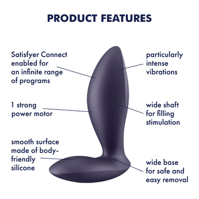 Анальна смарт-пробка з вібрацією Satisfyer Power Plug - фото 6
