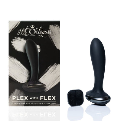 Main image for product index 14: Анальная вибропробка Hot Octopuss PleX with flex, Treble and Bass Technology
