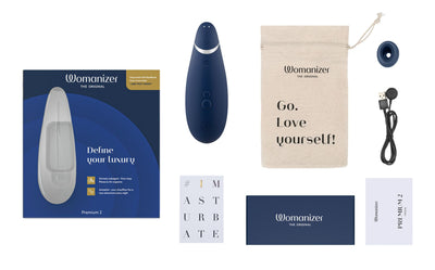 Main image for product index 15: Вакуумний кліторальний стимулятор Womanizer Premium 2