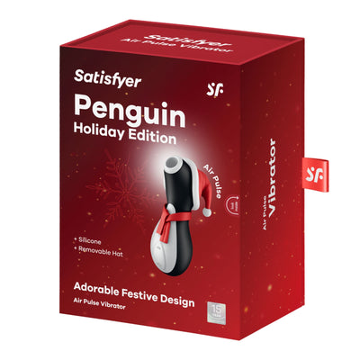 Вакуумный клиторальный стимулятор Satisfyer Penguin Holiday Edition - фото 6
