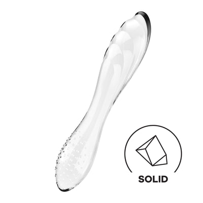 Main image for product index 1: Двусторонний стеклянный дилдо Satisfyer Dazzling Crystal 1