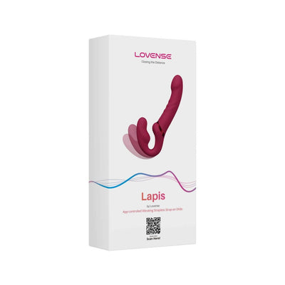 Безремінний смарт-страпон Lovense Lapis vibrating strapless strap-on - фото 9