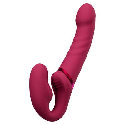 Безремінний смарт-страпон Lovense Lapis vibrating strapless strap-on - фото 5