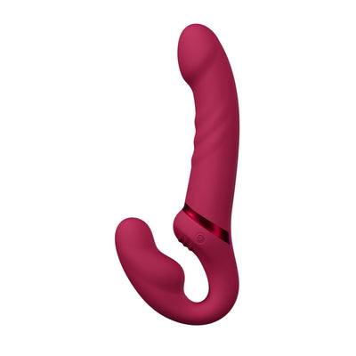 Безремінний смарт-страпон Lovense Lapis vibrating strapless strap-on - фото 1