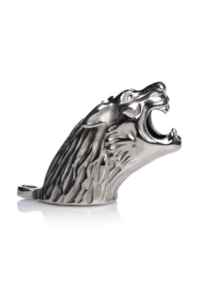 Клетка для пениса Master Series: Tiger King Cock Cage With Lock - фото 5