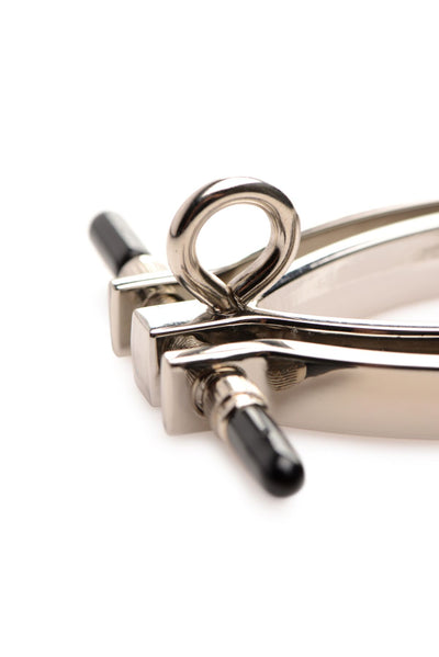 Зажим для половых губ Master Series: Pussy Tugger Adjustable Vagina Clamp with Chain - фото 4