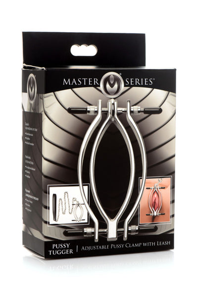Зажим для половых губ Master Series: Pussy Tugger Adjustable Vagina Clamp with Chain - фото 9