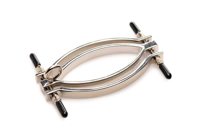 Зажим для половых губ Master Series: Pussy Tugger Adjustable Vagina Clamp with Chain - фото 3
