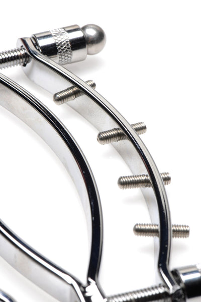 Зажим для вагины Master Series: Spread 'Em Poker Vagina Clamp with Adjustable Pressure Screws - фото 4
