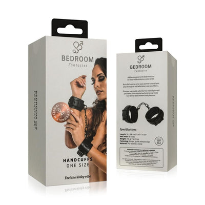 Наручники Bedroom Fantasies: Faux Leather Handcuffs - фото 7