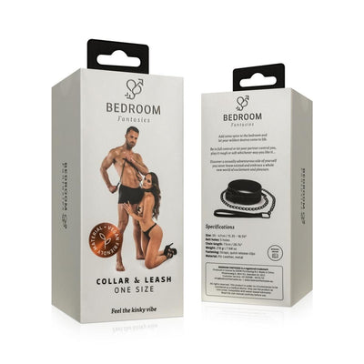 Main image for product index 9: Нашийник з повідцем Bedroom Fantasies: Faux Leather Collar & Chain