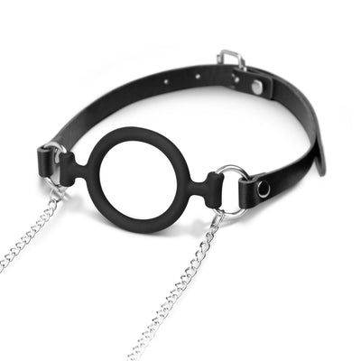 Затискачі з кляпом для сосків Bedroom Fantasies: Nipple Clamps & Silicone Gag Ring - фото 3