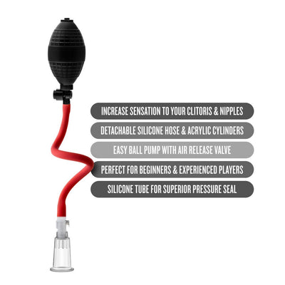 Main image for product index 5: Вакуумна помпа для клітора Blush Temptasia – Beginner's Clitoral Pumping System