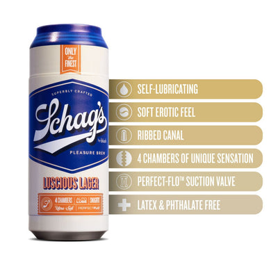 Main image for product index 3: Мастурбатор – банка пива Blush Schag's Luscious Lager Masturbator Frosted