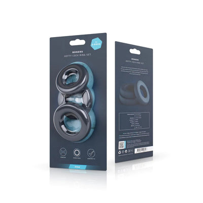 Main image for product index 5: Набір ерекційних кілець Boners 3-Piece Hefty Cock Ring Set
