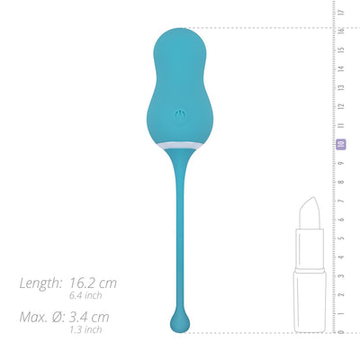 Виброяйцо Cala Azul - Elena Vibrating Egg With Remote Control - фото 7