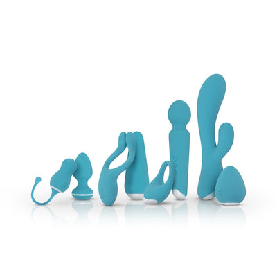 Анальная вибропробка Cala Azul - Blanca Vibrating anal plug - фото 10