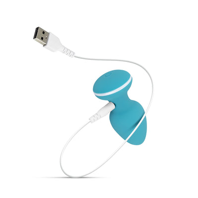 Анальная вибропробка Cala Azul - Blanca Vibrating anal plug - фото 7