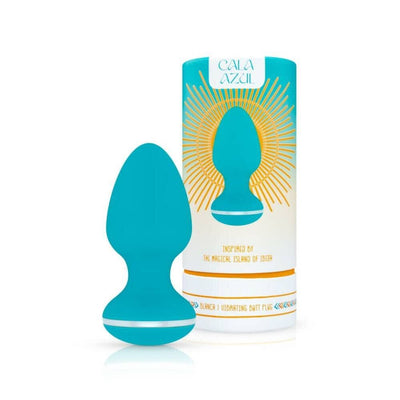 Анальная вибропробка Cala Azul - Blanca Vibrating anal plug - фото 8