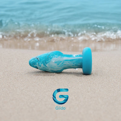 Main image for product index 7: Стеклянная анальная пробка Gildo Ocean Curl