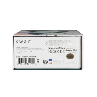 Багатофункціональний вібратор з вакуумною стимуляцією Swan The Monarch - фото 10