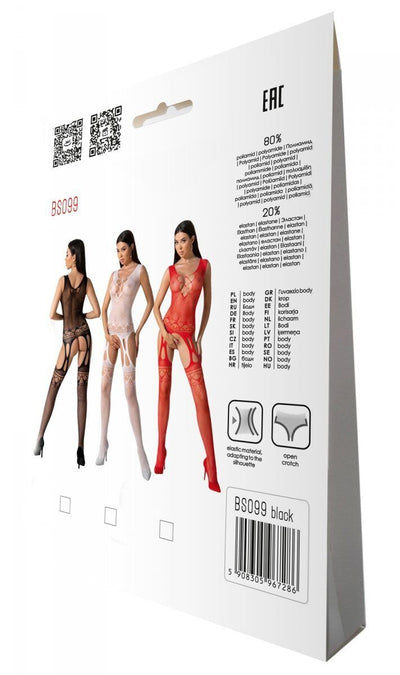 Main image for product index 25: Бодистокинг с плетением на груди Passion BS099