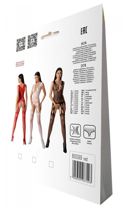 Main image for product index 7: Бодистокинг с плетением на груди Passion BS099