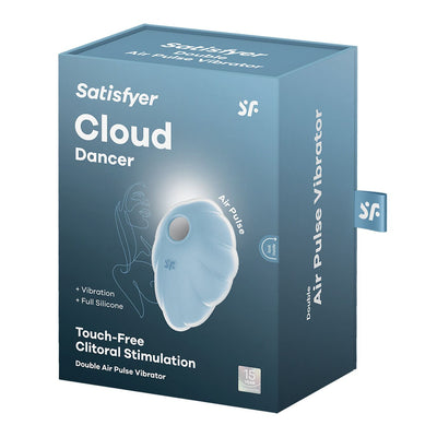 Вакуумний стимулятор з вібрацією Satisfyer Cloud Dancer - фото 12