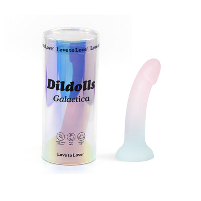 Main image for product index 4: Дилдо с градиентом и блестками Love To Love Dildolls — Galactica