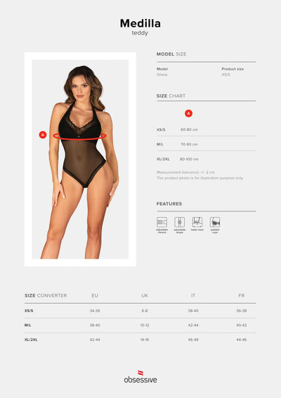 Main image for product index 5: Боді Obsessive Medilla teddy