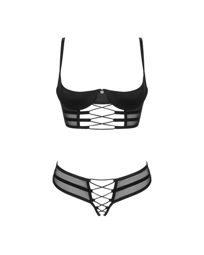 Main image for product index 10: Комплект білизни Obsessive Roxelia 2-pcs crotchless set